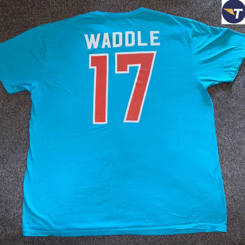 Jaylen Waddle Miami Dolphins Jersey T-shirt Fanatics NFL (XL)